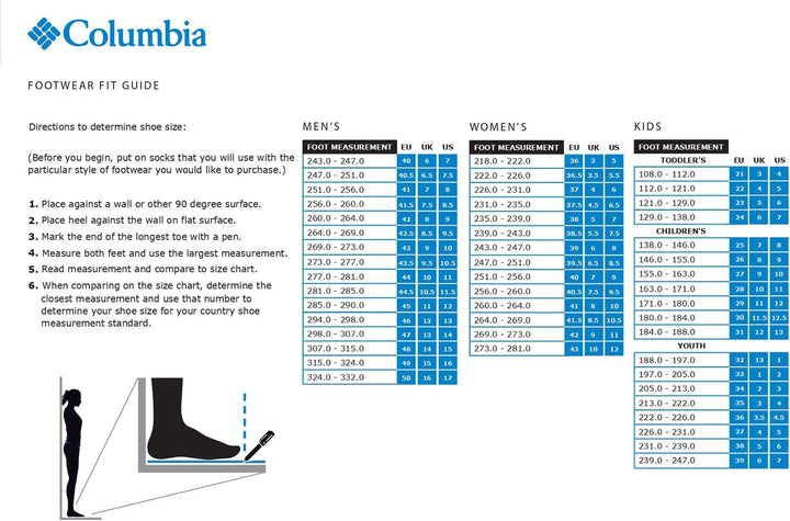 Columbia Childrens Redmond Waterproof wasserdichte Trekking Und Wanderschuhe für Unisex Kinder Toddl