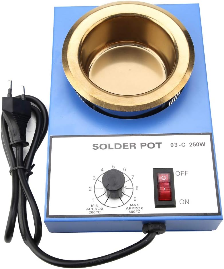 Löttopf,220V 80mm Solder Pot Soldering Desoldering Bath (EU Plug) Löttopf, 220V 100mm Elektronischer