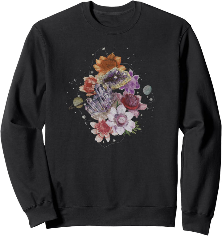 Trendy Celestial Floral Bouquet Sweatshirt