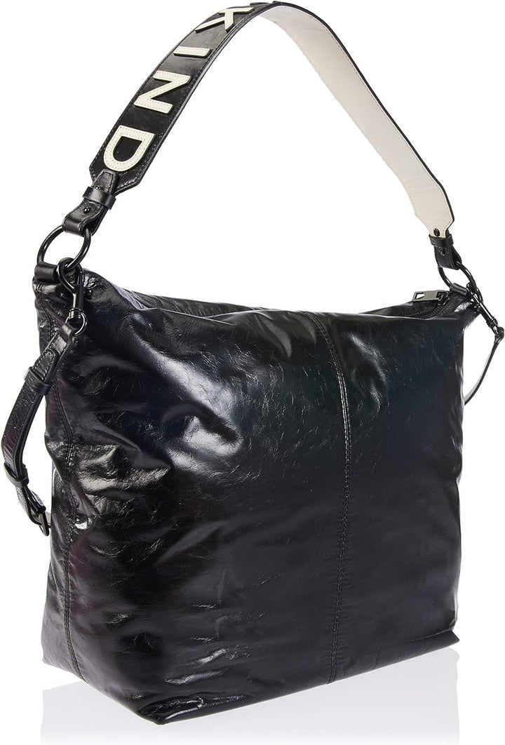 Liebeskind Damen Hobo L Schwarz, Schwarz