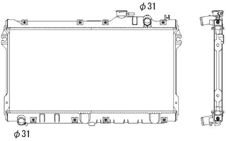 NRF 506522 Kühler, Motorkühlung