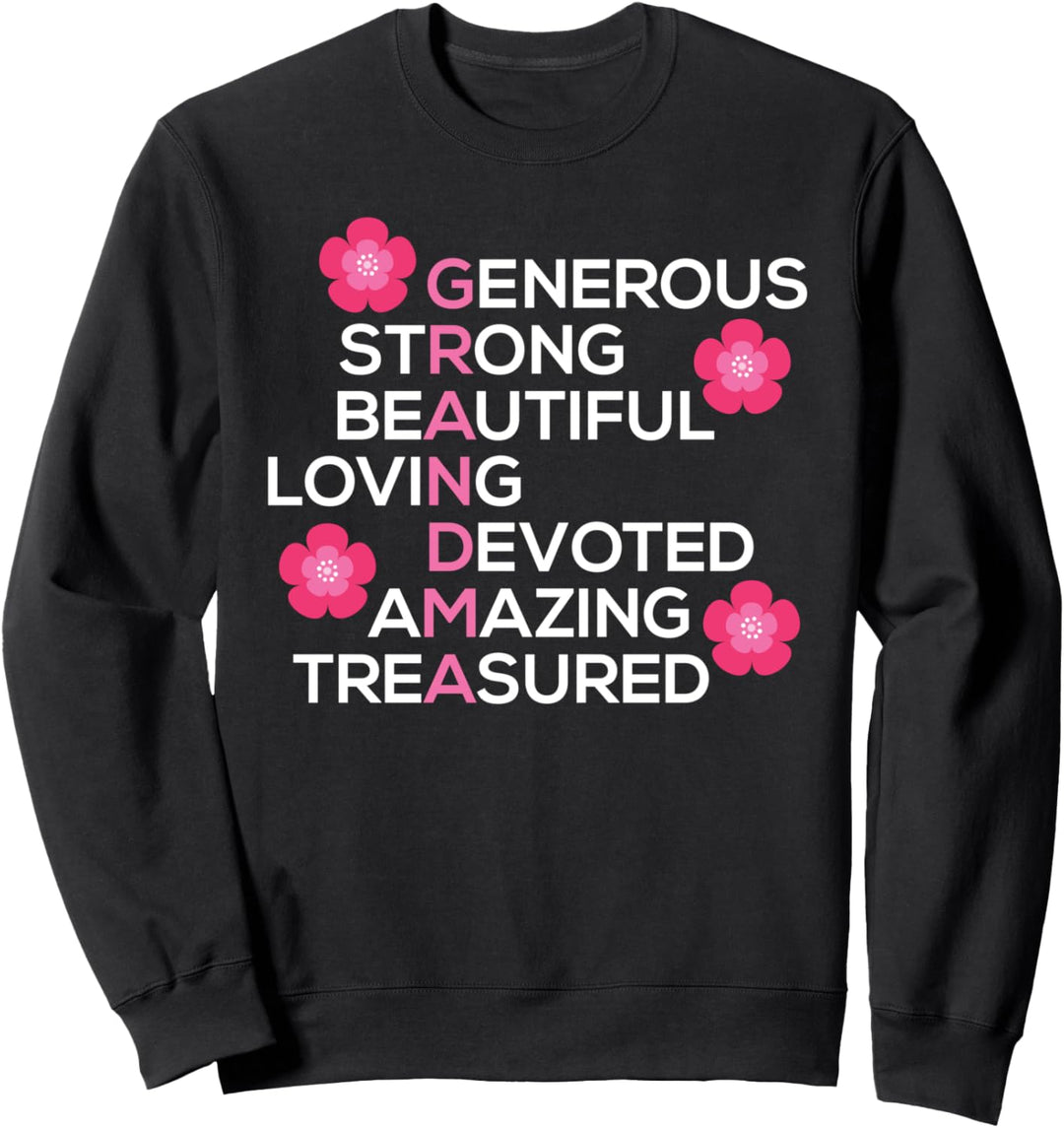 Gift For Grandmother From Grandson Granddaughter Mothers day Sweatshirt