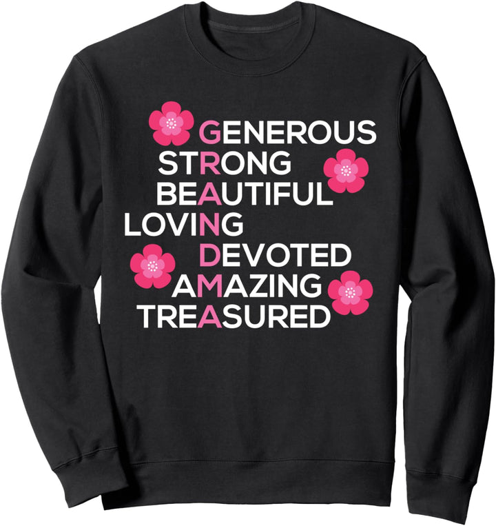 Gift For Grandmother From Grandson Granddaughter Mothers day Sweatshirt