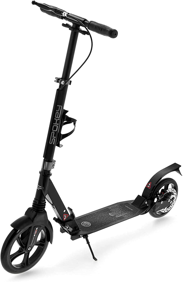 SPOKEY Artifact Scooter mit doppelter Federung und Bremse am Lenker Road Catcher Havana einheitsgrös