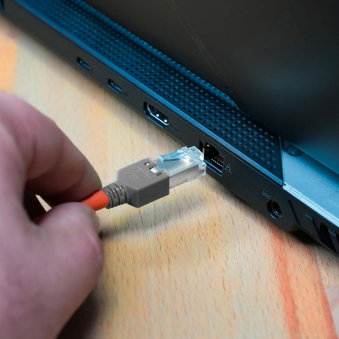 BIGtec RJ45 Stecker Netzwerkstecker 25 Stück Hirose TM11 grau Hochgeschwindigkeits Verbindung für Fa