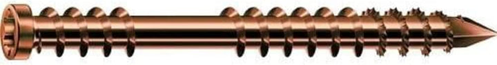 SPAX Terrassenschraube aus Edelstahl rostfrei A2, 5,0 x 50 mm, 200 Stück, T-STAR plus, Zylinderkopf,