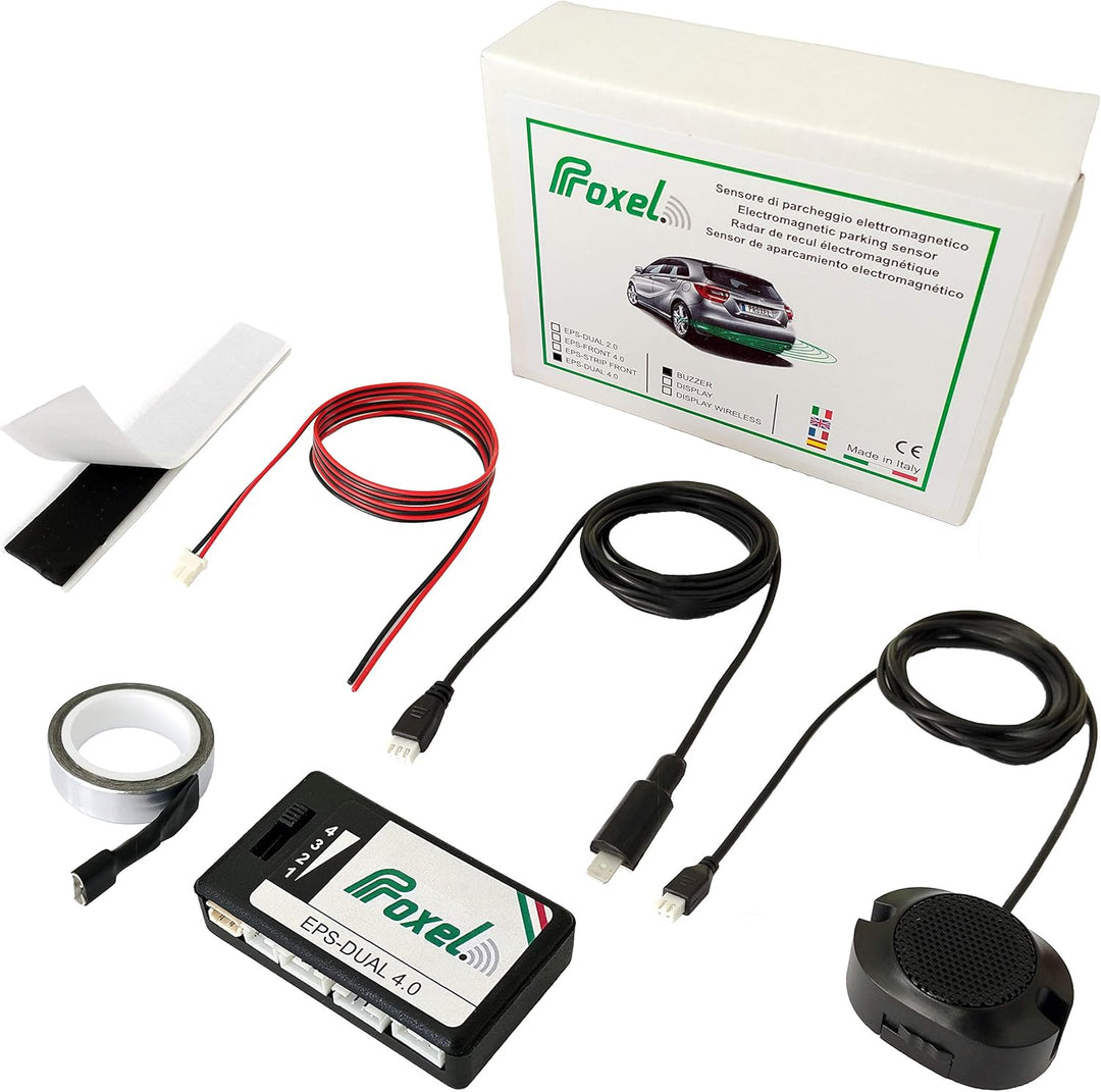 Proxel - Unsichtbare Elektromagnetische Parksensoren, Vorne + Hinten, Ohne Bohren der Stossstange, U