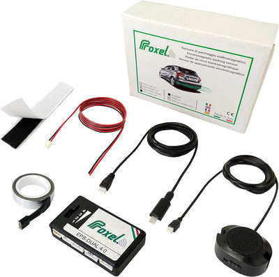Proxel - Unsichtbare elektromagnetische Parksensoren, Vorne + Hinten, Ohne Bohren der Stossstange, U