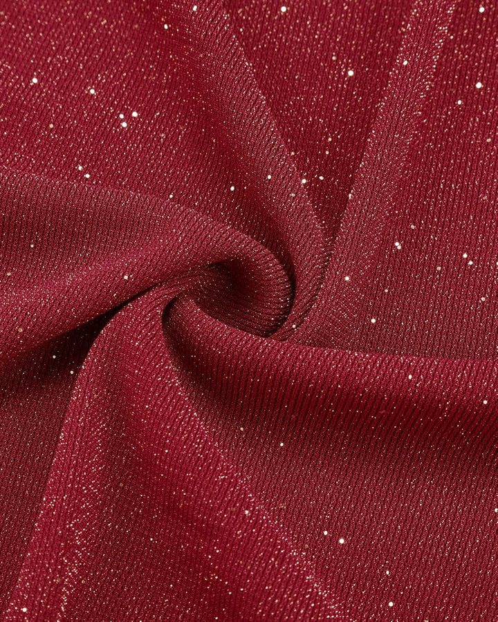 Vafoly Damen 3/4 Ärmel Oberteil Henley V-Ausschnitt Hemden doppellagig Mesh Bluse Tuniken L Blinken