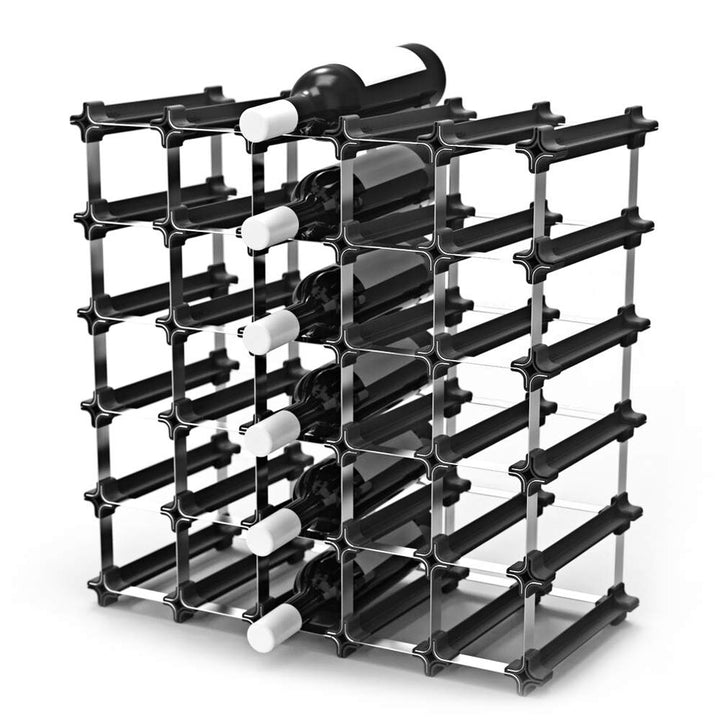25er Medium Kit - modulares Regalsystem für Weinflaschen - praktisches Flaschenregal flexibel erweit