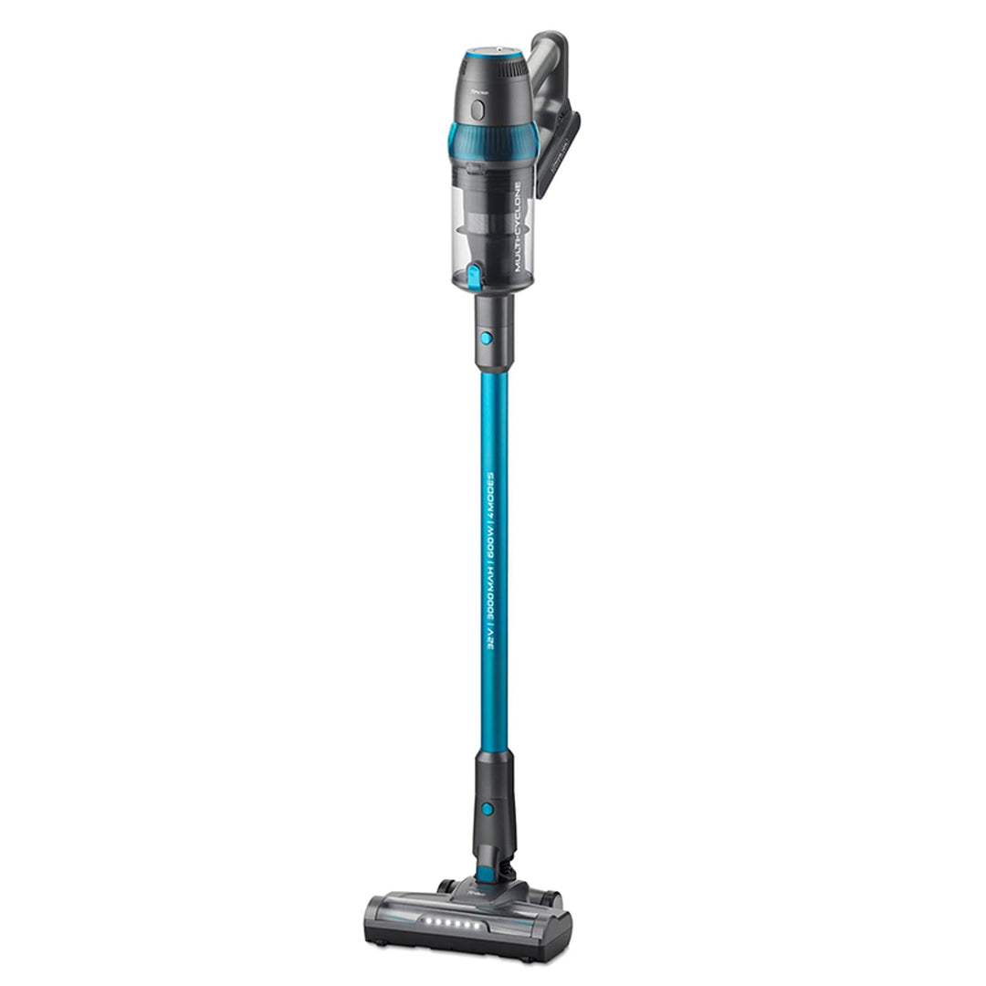 Trisa Akku Staubsauger Kabellos 600W, 200 Air Watts Saugkraft, 80 Min Laufzeit, Automatische Bodener