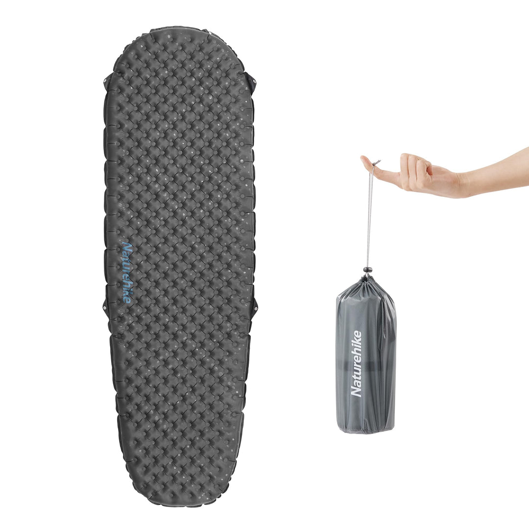 Naturehike 3,5R- Wert Camping Isomatte Ultralight 4 Jahreszeiten (-6℃) Selbstaufblasend mit aufblasb