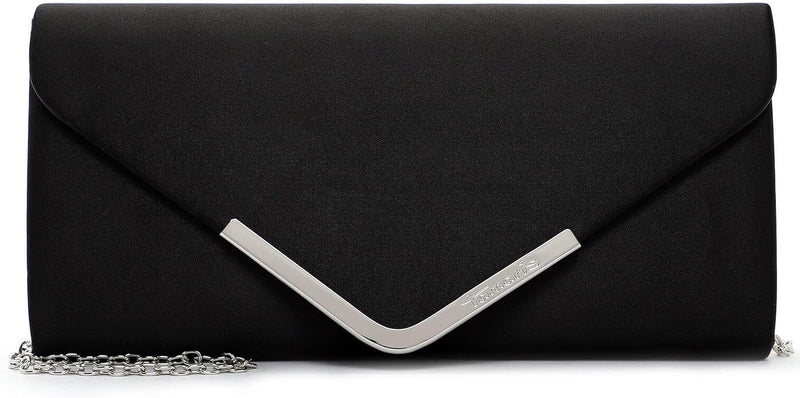 Tamaris Clutch TAS Amalia 30454 Damen Handtaschen Uni Einheitsgrösse Black 100, Einheitsgrösse Black