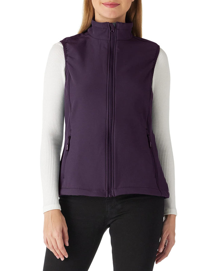 Outdoor Ventures Softshell Weste Damen Ärmellose Jacke Laufweste Leicht Winddicht Warm Fleeceweste S