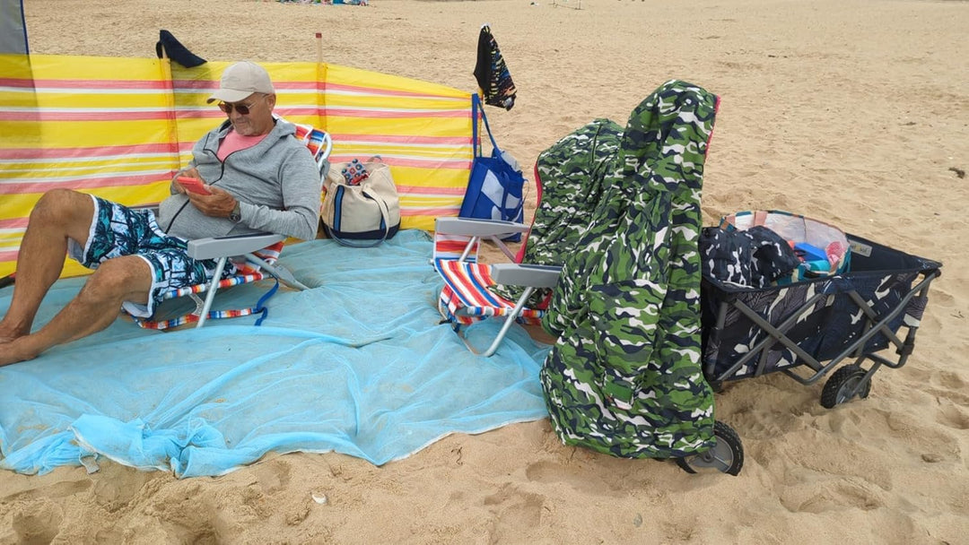Stranddecke Sandfrei Strandmatte, Tragbare Sanddichte Stranddecke, Faltbar Ultraleicht Beach Blanket