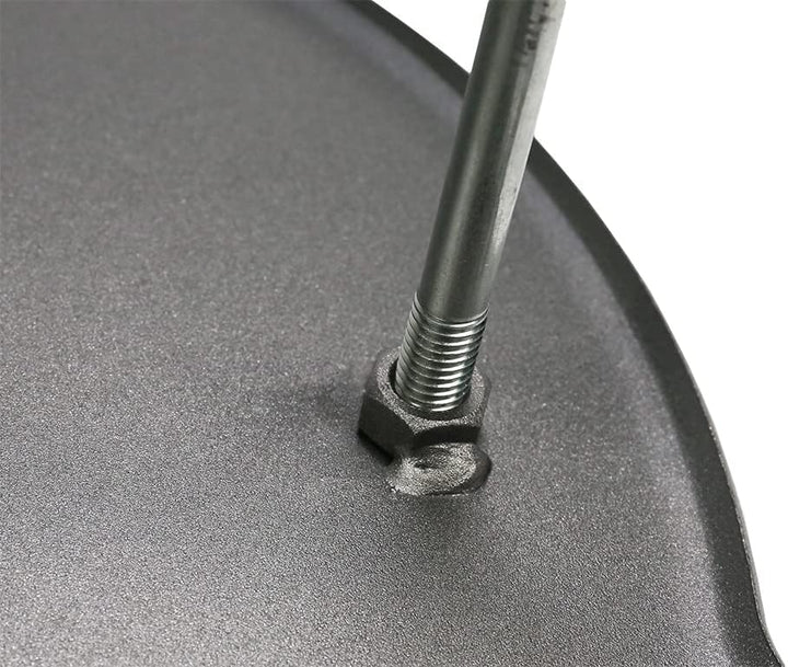 MUURIKKA Grillpfanne 58cm, Outdoor Pfanne, Feuerpfanne mit Beinen aus robuster Walzstahl für Lagerfe