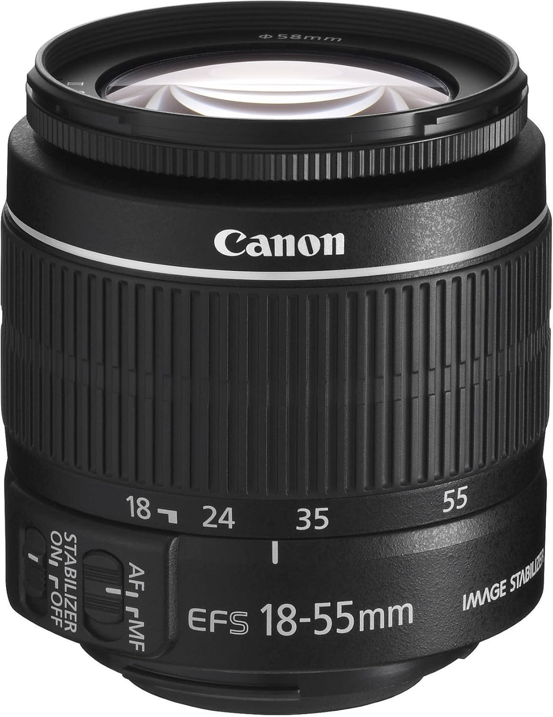 Canon EF-S 18-55mm F3.5-5.6 is II Universalzoom-Objektiv (58mm Filtergewinde) schwarz & EF 50mm F1.8