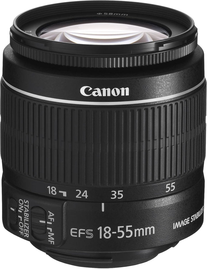 Canon EF-S 18-55mm F3.5-5.6 is II Universalzoom-Objektiv (58mm Filtergewinde) schwarz & EF 50mm F1.8