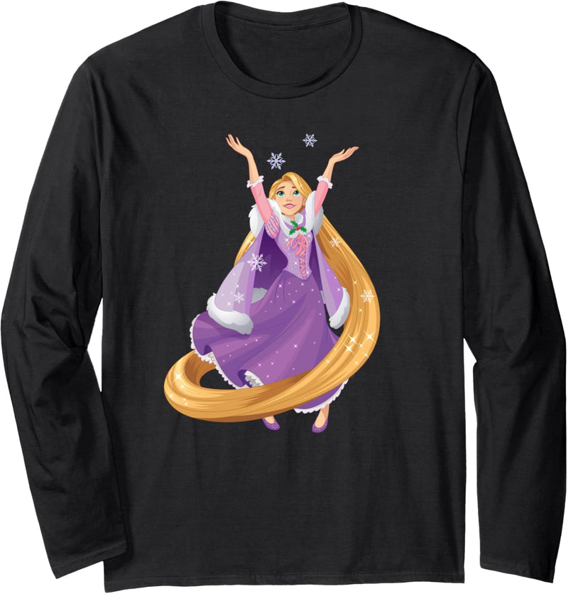 Disney Tangled Princess Rapunzel Holiday Langarmshirt