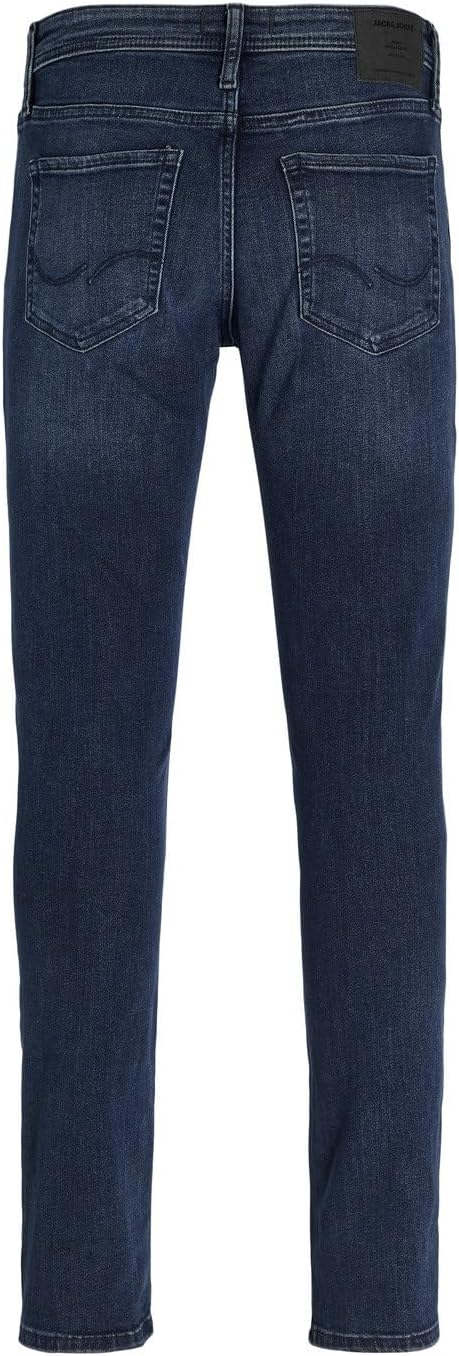 JACK &amp; JONES JJIGLENN Männer Jeans dunkelblau Basics, Casual Wear, Streetwear, 38W / 34L Blue Denim
