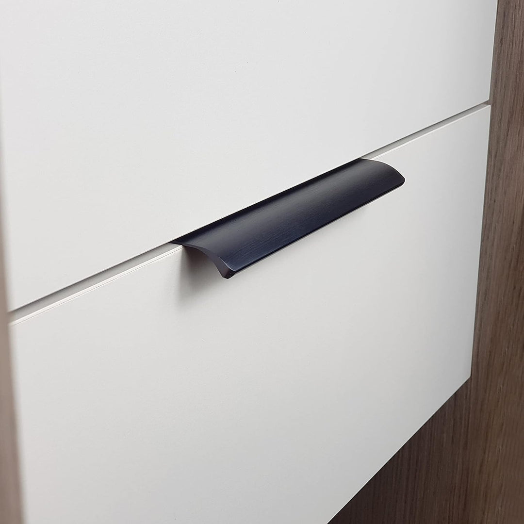 M4TEC Verdeckte Fingerzug-Griffe aus Metall Kantendesign Moderne Küchentürgriffe Schrankzuggriffe Sc