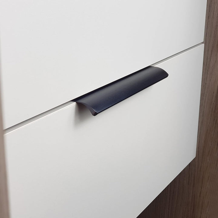 M4TEC Verdeckte Fingerzug-Griffe aus Metall Kantendesign Moderne Küchentürgriffe Schrankzuggriffe Sc