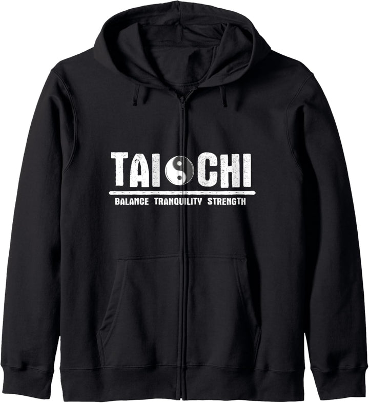 Tai Chi Kampfsport Balance Ruhe Kraft Kapuzenjacke