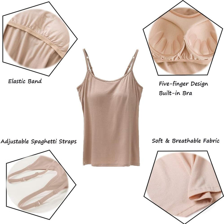 STARBILD Damen Unterhemd, S-4XL M Beige, M Beige