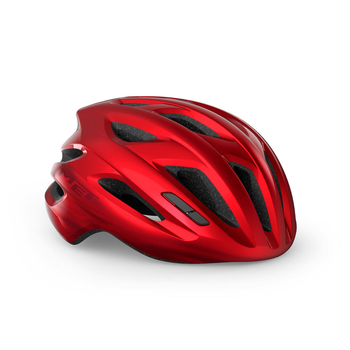 MET Idolo Fahrrad Hel, Rot Metallic Glänzend, Einheitsgrösse