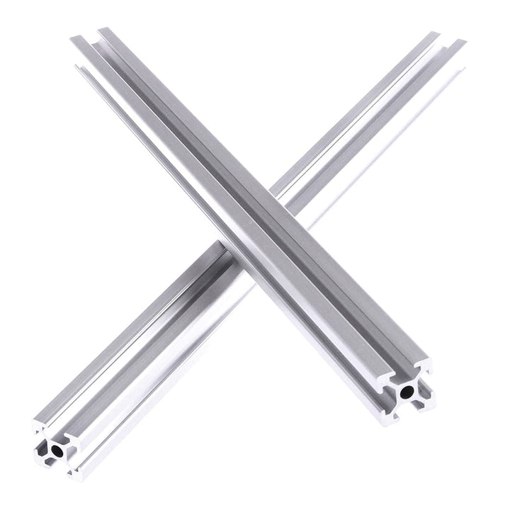 CNCMANS Aluminiumprofil Extrusions 2 Stück 800mm 2020 Alu Profil T-Typ silber eloxier Europäischer S