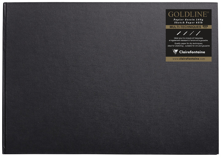 Clairefontaine – Ref. 34242C – Goldline-Kastenblock (64 weisse Blätter) – A3-Grösse (420 x 297 mm),