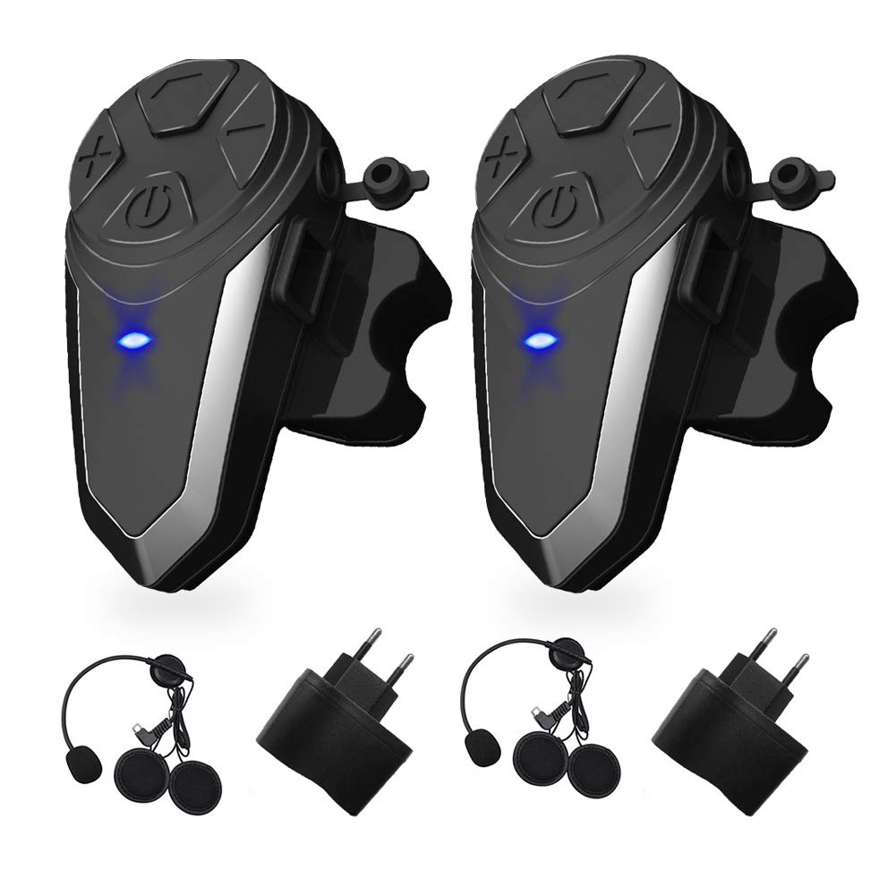 vFound BT-S3 1000m Motorrad-Intercom-Helm-Headset Echtzeit-Kommunikationssysteme Freisprech-FM-Radio