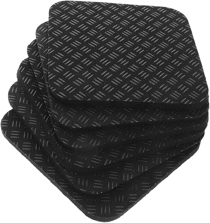 UPKOCH Laufbandmatten Antivibrationsmatten 6 Stück Silikon 10x10x0,5cm Rutschfest Bodenschutz Traini