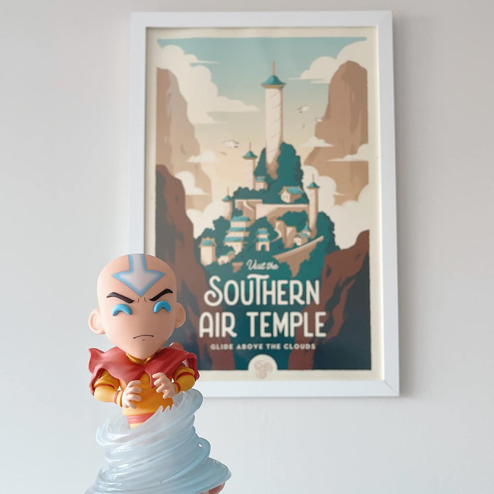 Avatar State Aang Vinyl-Figur, 12,2 cm, aus Avatar The Last Airbender, detailreiche Sammelfigur – Yo