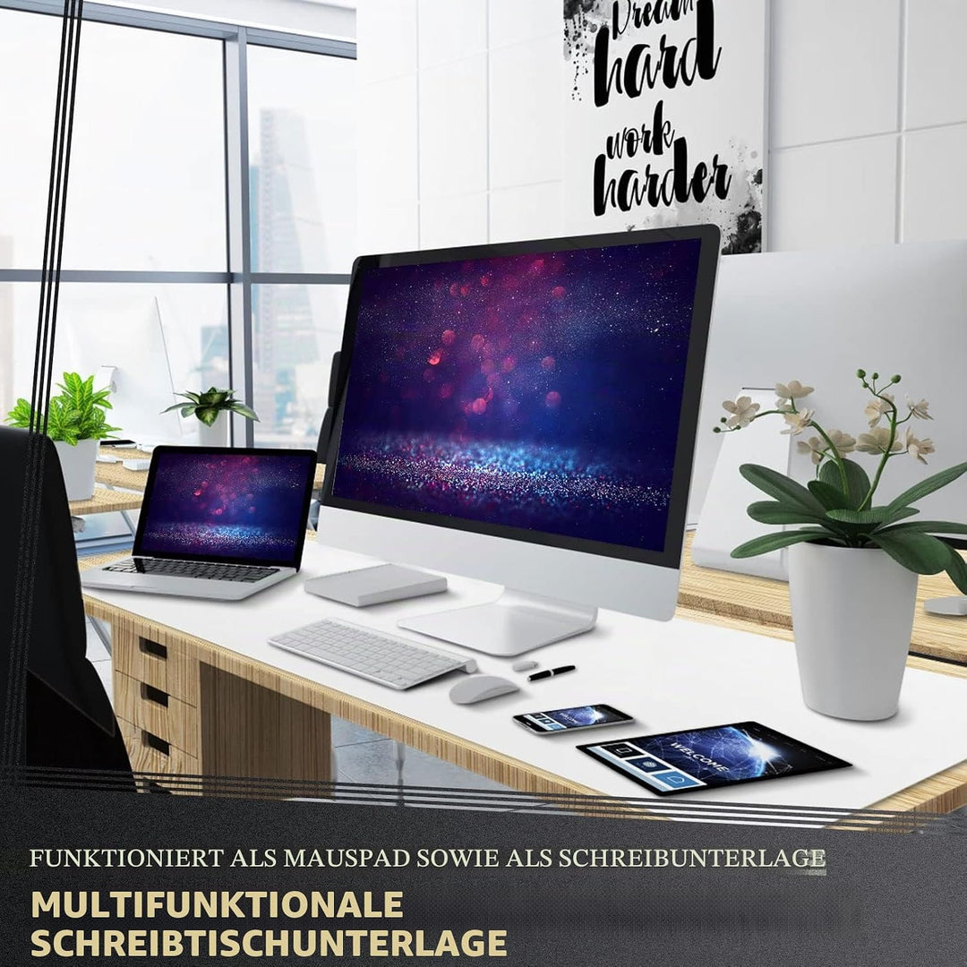 Knodel Tischunterlage, Schreibtischunterlage, 120 x 60cm PVC Tischunterlage, Laptop Tischunterlage,