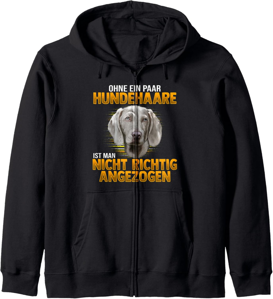 Weimaraner Hund Damen Hunderasse Kapuzenjacke