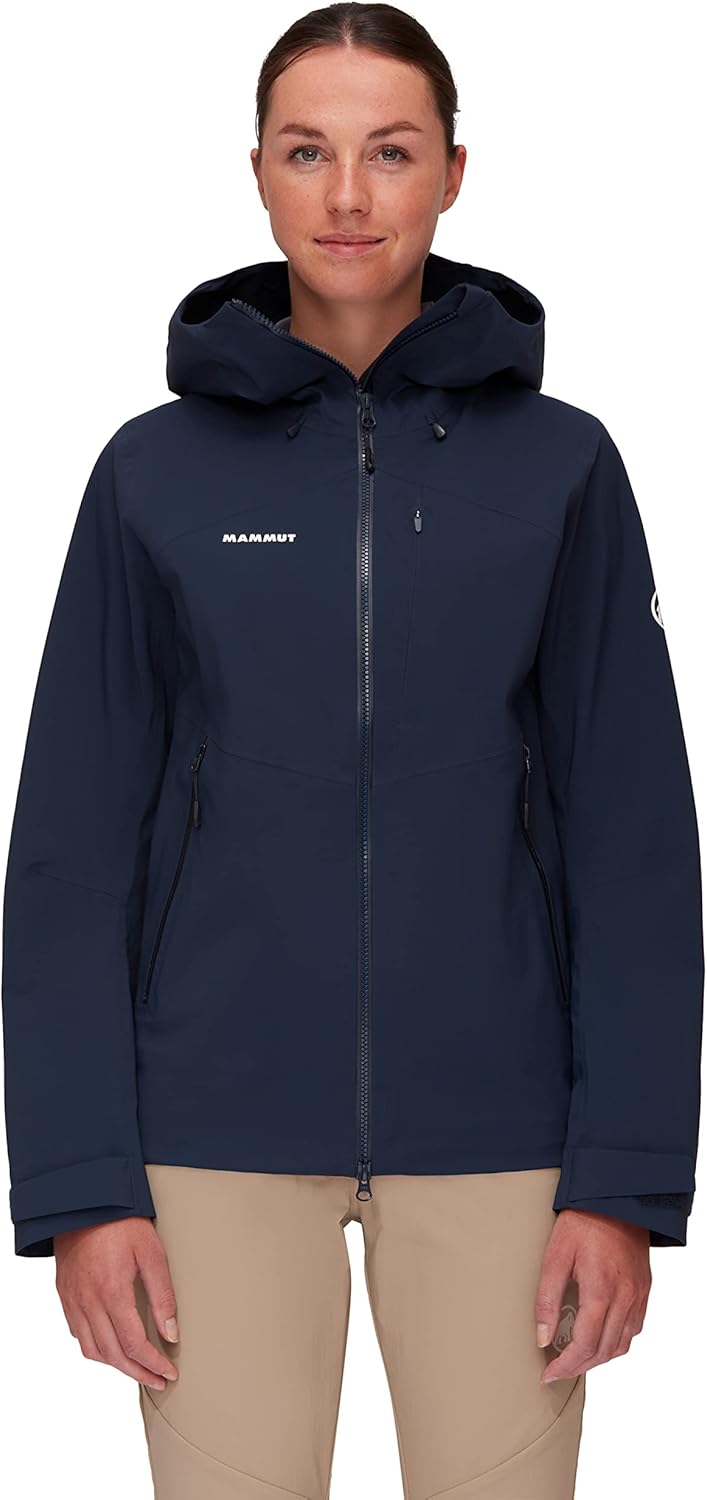 Mammut Damen Alto Guide Hooded Hardshelljacke mit Kapuze XS marine, XS marine