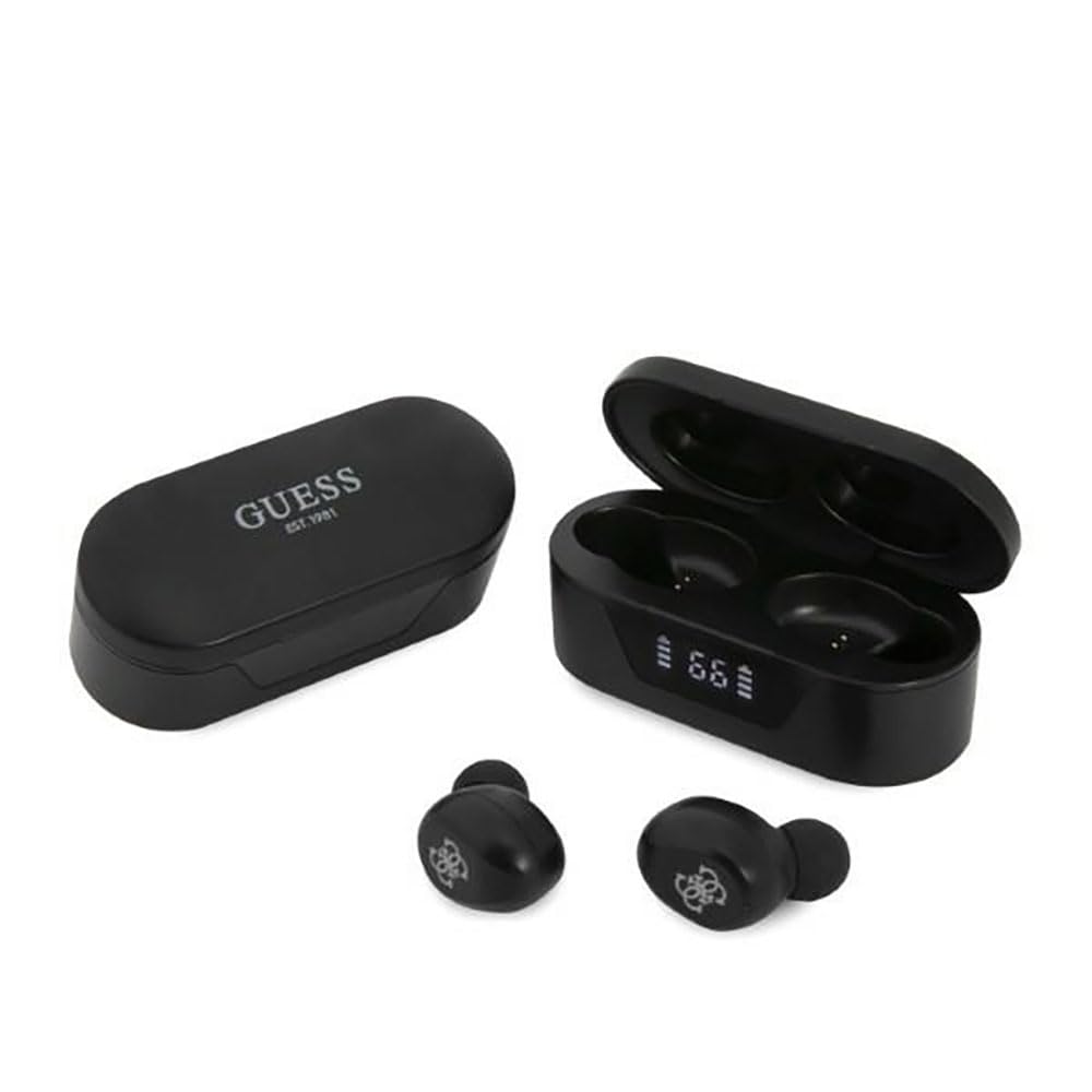 GUESS Kopfhörer Bluetooth GUTWST31EK TWS + Dockingstation Schwarz
