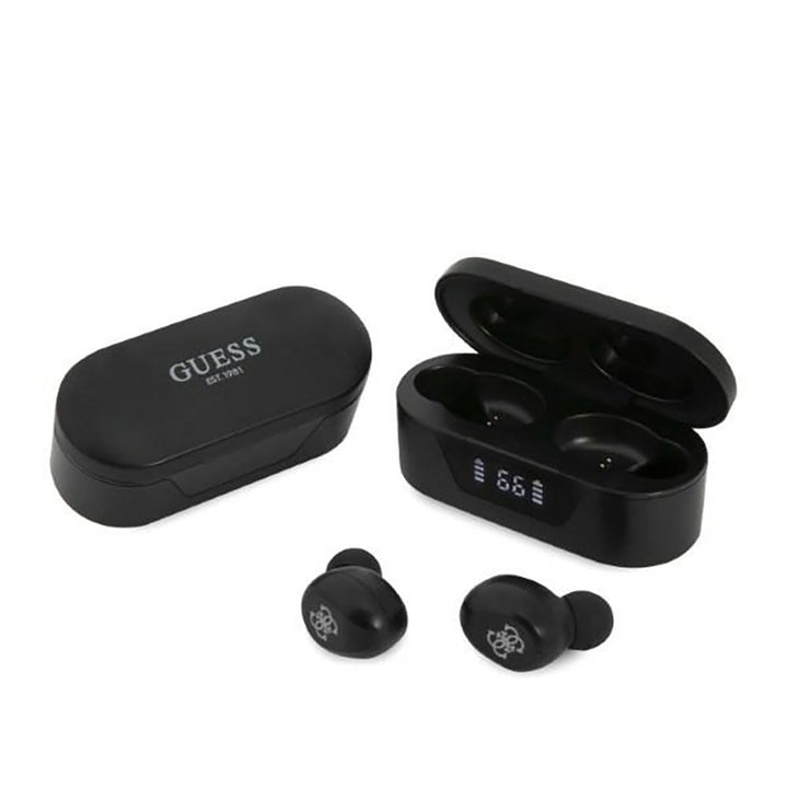 GUESS Kopfhörer Bluetooth GUTWST31EK TWS + Dockingstation Schwarz