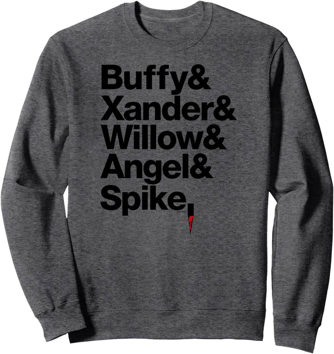 Buffy the Vampire Slayer Buffy Xander Willow Angel Spike Sweatshirt