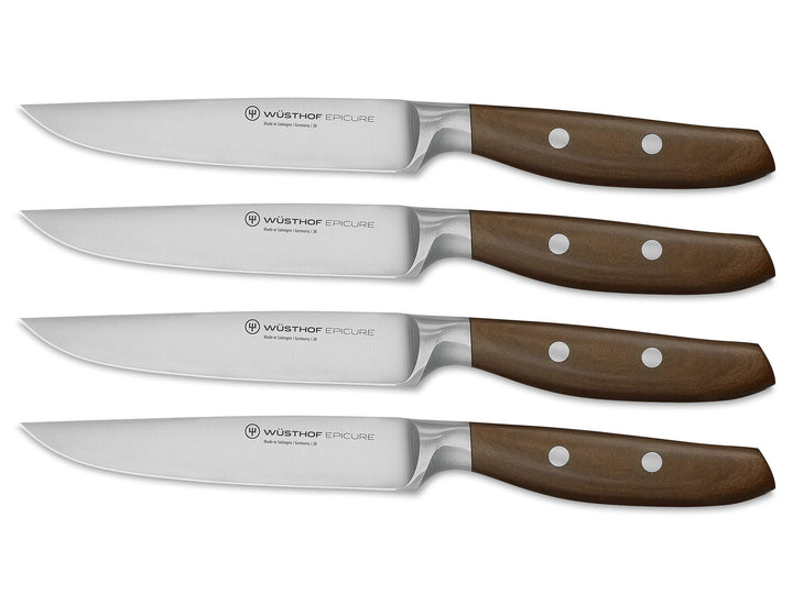 WÜSTHOF Epicure Steakmessersatz mit 4 Messern, Epicure