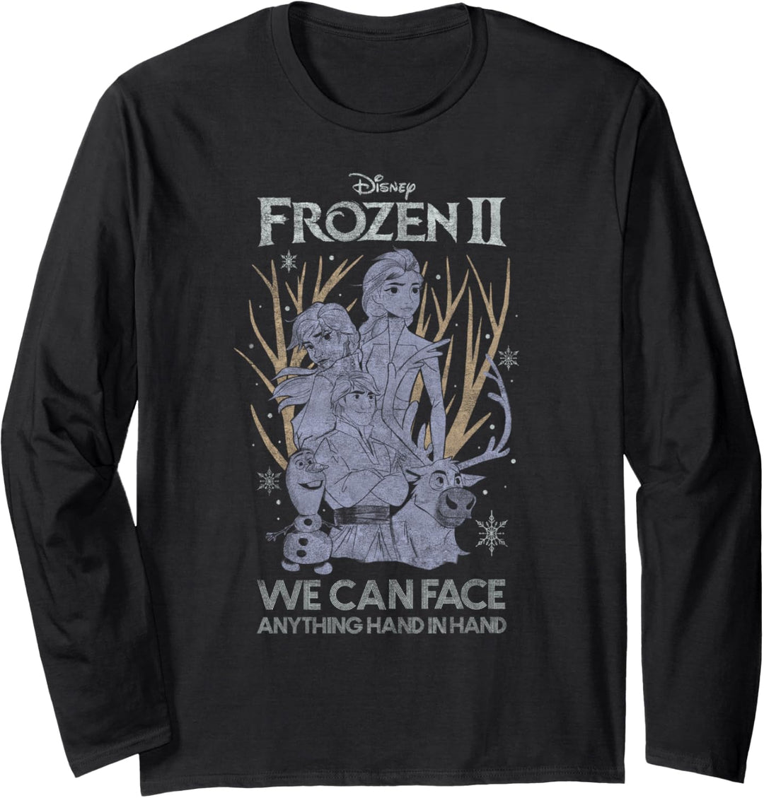 Disney Frozen 2 We Can Face Anything Group Shot C1 Langarmshirt