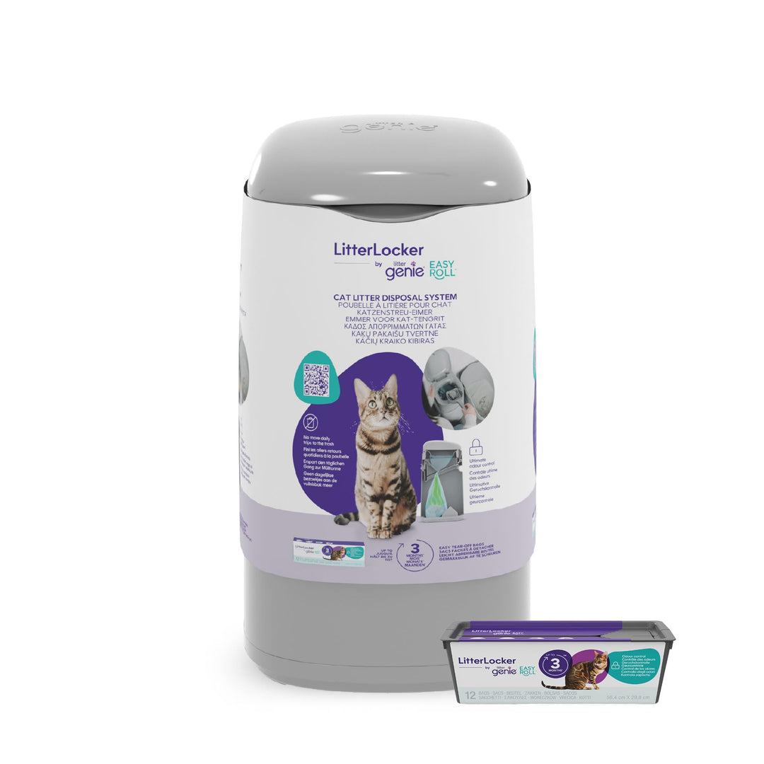 Litter Genie Easy Roll, No.1 in den USA, Katzenstreu-Eimer, preiswerteres und umweltfreundlicheres E