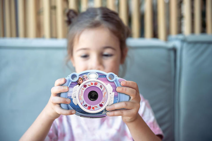 Lexibook Frozen - Kinder-Digitalkamera, Foto- und Videofunktion, Spiele, inklusive 32GB SD-Karte - D
