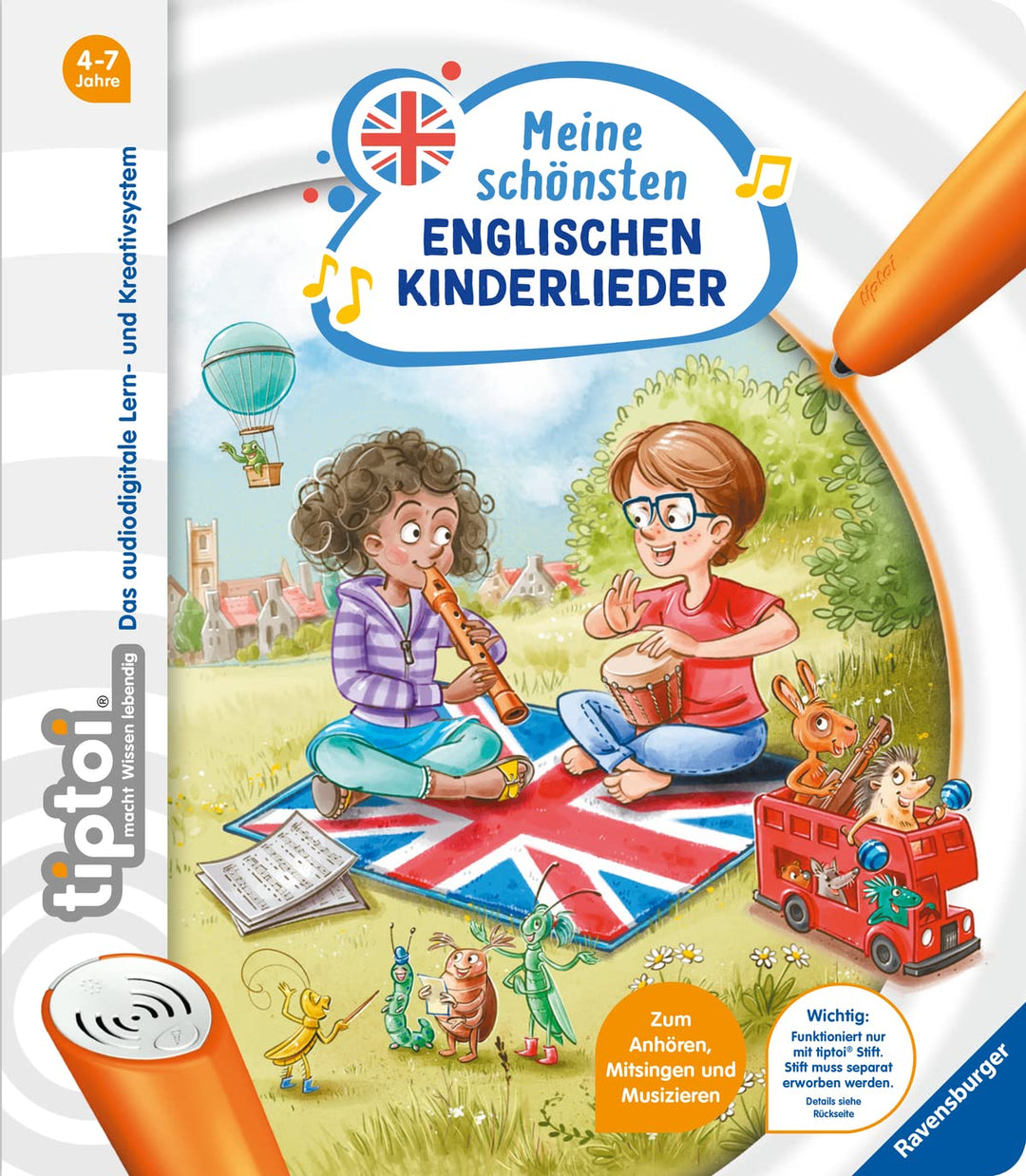 tiptoi® Meine schönsten englischen Kinderlieder, Pappband