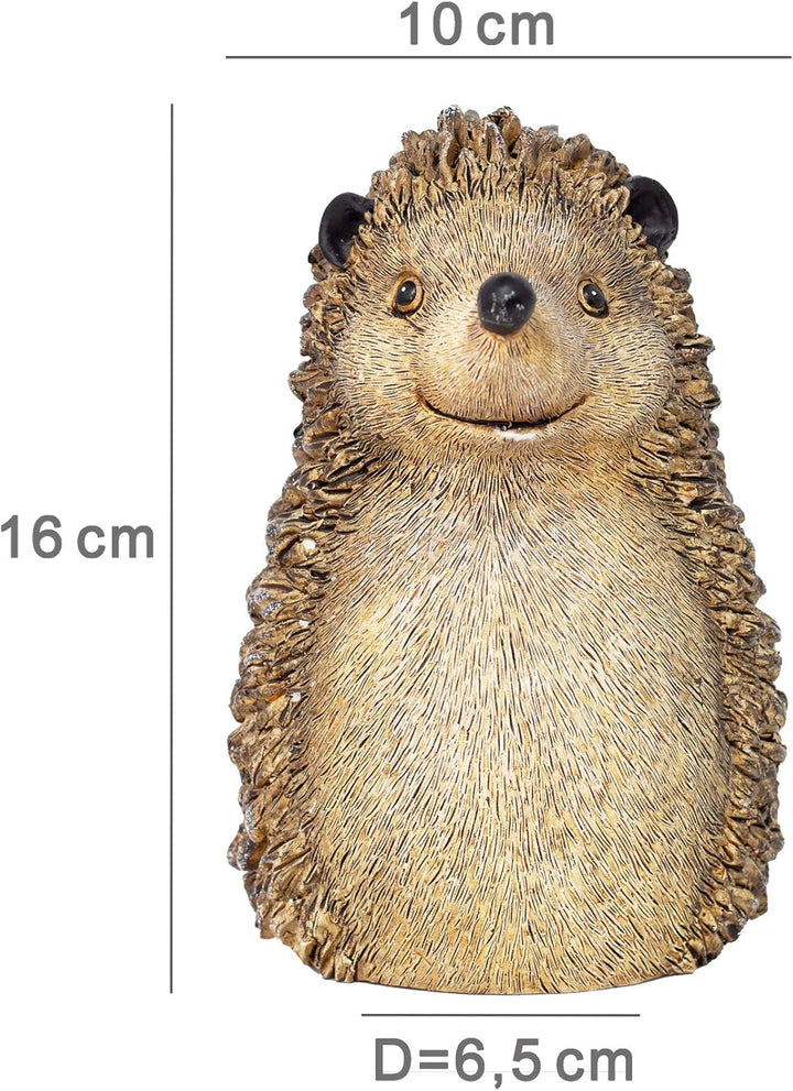 Zaunfigur Igel Zaunhocker Zaundeko frostfest H=16 cm Motiv Igel, Motiv Igel