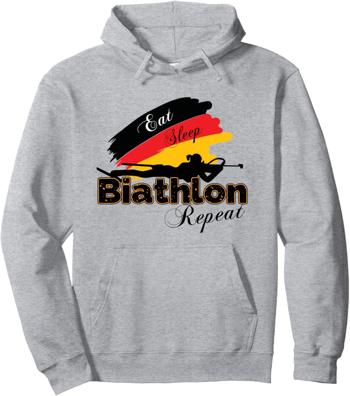 Biathlon Deutschland Geschenk für Biathletin oder Biathlet Pullover Hoodie