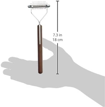 Mars Coat King stumpf, Edelstahl Klingen mit Holzgriff 12-Blade Medium, 12-Blade Medium