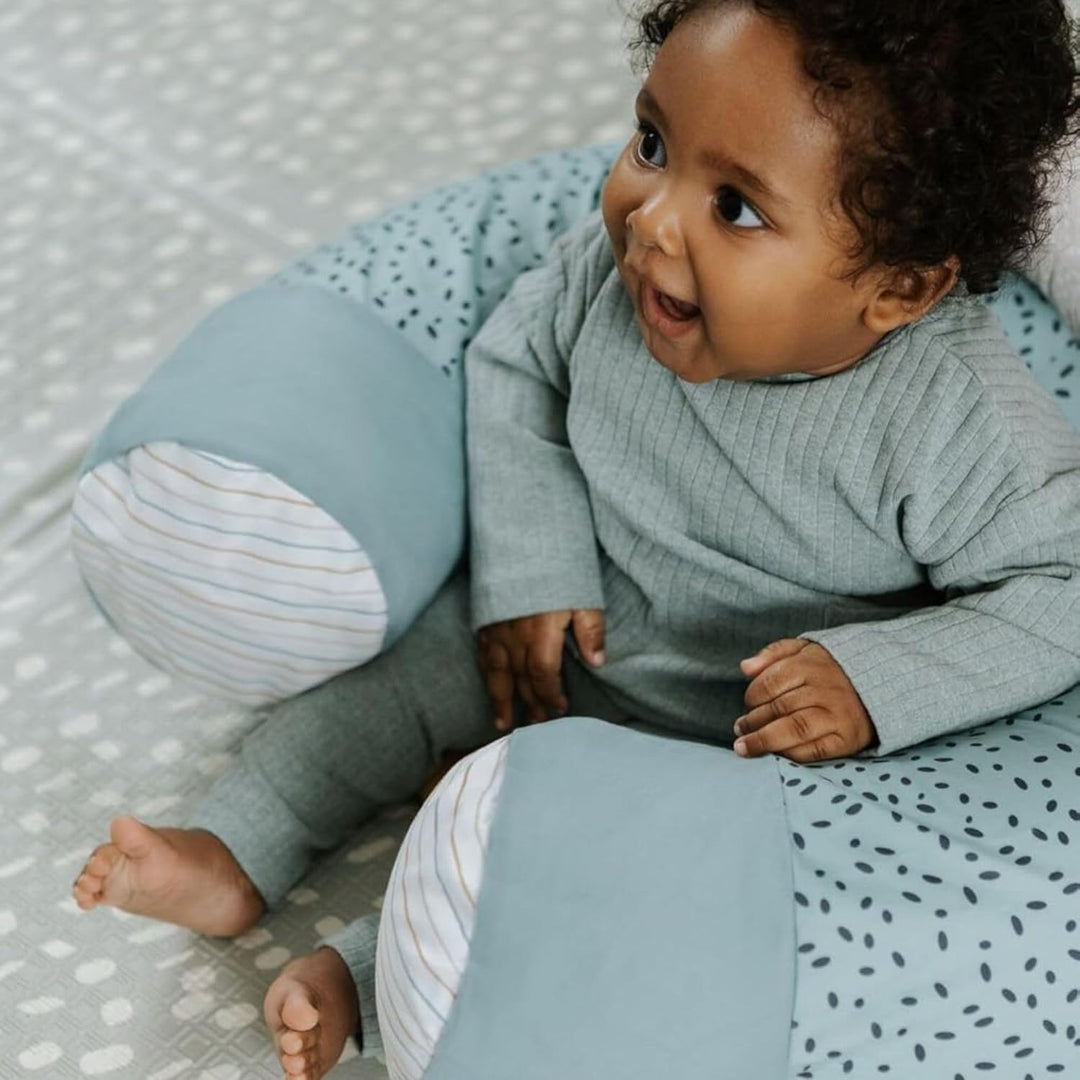 Nuby - Animal Adventures Sit-Me-Up Baby Sitz – Aufblasbarer Bodensitz für Baby zum Spielen und Sitze