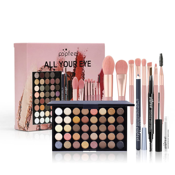 Professionelles Make-up Sets, MKNZOME 12st Schminke Set Damen Schminkset Makeup Paletten Kosmetik Li